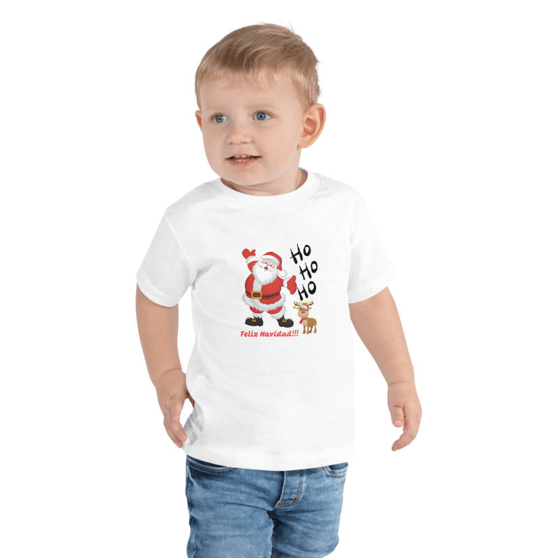 Camiseta Blanca navideña para niños