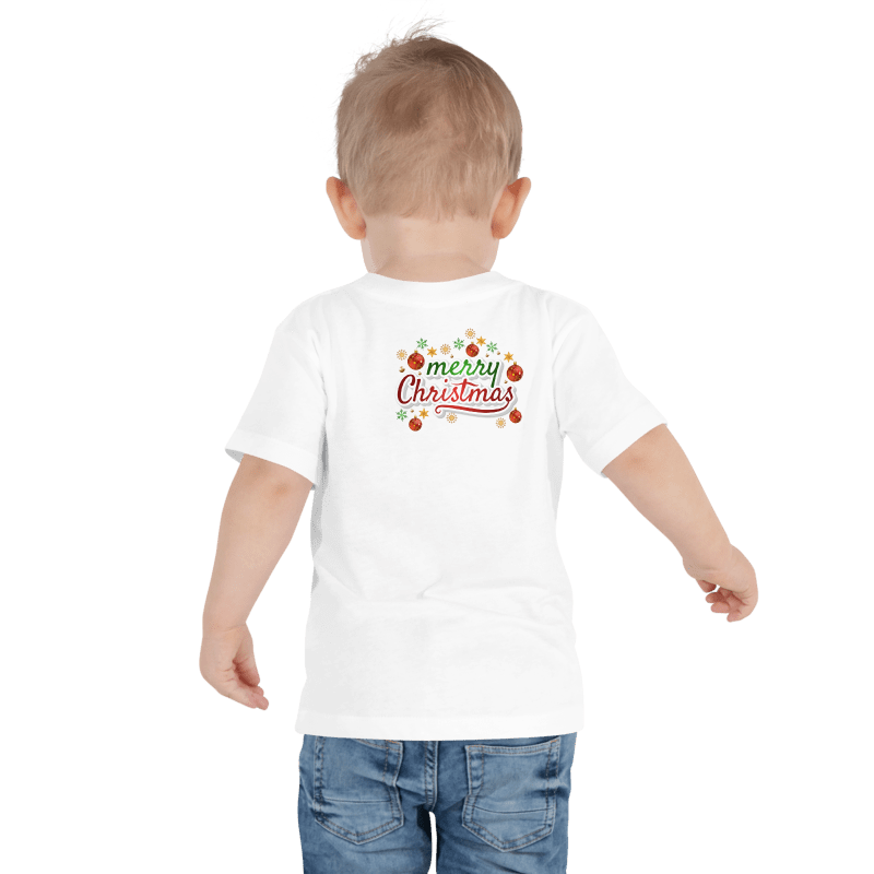 Camiseta Blanca navideña para niños